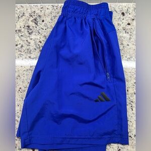 Mens Adidas Bright Blue Short